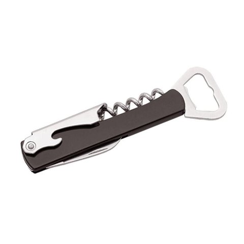 Saca Rolhas e Abridor de Garrafas 13,5 Cm Inox Mimo Style