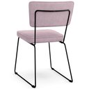 Ver mais imagens de Cadeira Decorativa Estofada Para Sala De Jantar Allana L02 Suede Rosê - Lyam Decor