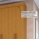 Ver imagem 7 de Guarda-Roupa Casal 8 Portas 4 Gavetas 100% MDF 218cm Azaleia Espresso Móveis Marrom/Cinamomo
