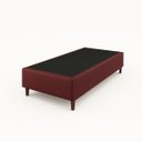 Ver imagem 1 de Box Base Blindado Corino -solteirão 98x198x38 - Novo:vermelho