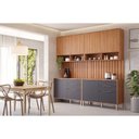 Ver imagem 1 de Cozinha Modulada Mgm 6 Peças Divina C6p132 Cinamomo/titanium
