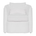 Ver imagem 2 de Poltrona Decorativa Alana Veludo Branco - Londrilar