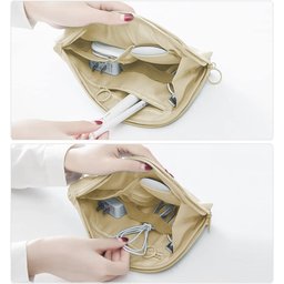 Kit Organizador para Mala de Viagem com 9 Peças - Gladiador 201:bege - 3