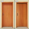 Adesivo Decorativo de Porta - Madeira - 877cnpt - 1