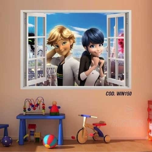 Autocolante infantil de parede Ladybug, Miraculous