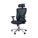 Ver imagem 6 de Cadeira Presidente Work Ergonômica com Apoio de Cabeça, Mesh Premium e Lombar 3D Preto