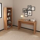 Ver imagem 1 de Conjunto de Escritório com Escrivaninha 02 pç CJ43018-075 Tecno Móbili - Tecno Móbili Amêndoa