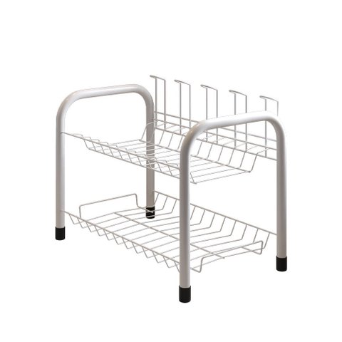 Escorredor de Louças Beliche Isabela com Porta Copos Branco