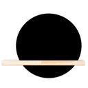 Ver imagem 5 de Espelho Decorativo Shelf Pinus 60 cm Redondo
