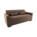 Ver imagem 1 de Sofá Cama 3 Lugares Reclinável Casal Premium 2,03 Larg Lavinia Matrix