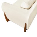 Ver imagem 6 de Poltrona Decorativa Nuvina Linho Rústico Natural - Loja Sheep