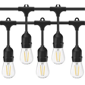 Varal de Luzes 10 Metros 10 Bocais Extensao Decoraçao Iluminaçao 10w Festa Evento Comemoraçao Luxo C