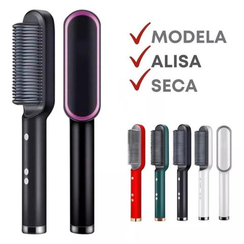 Escova Alisadora Cabelo Secadora 5 em 1 Bivolt Tecnologia
