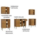 Ver imagem 5 de Armário de Cozinha Completa 233cm Rustic Emilly King Madesa 01