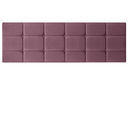 Ver imagem 1 de Cabeceira Suspensa Almofada Cama Casal Box Queen King 160x55 Modelo Calipha Rosa