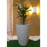 Vaso Decorativo para Plantas Coluna Pedra Tamanho G:Cinza - 2