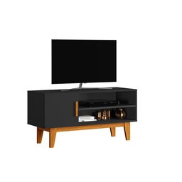 Rack para Tv – Elegância e Funcionalidade Design Moderno:preto - 2