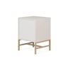 Mesa de Cabeceira Square 2 Gavetas 43 Cm X 40 Cm Off White Suave - 8