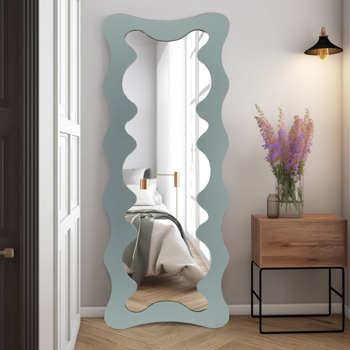 Espelho de Corpo Instagramavel Verde 1,60x58cm Orgânico - 3