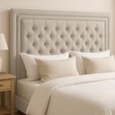 Ver imagem 2 de Cabeceira Cama Box Casal 140 Cm Elegance Linho Cru - Nexta Casa