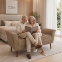 Ver imagem 6 de Puff Recamier Confortável 140 cm para Quarto Capuccino