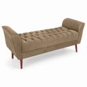 Ver imagem 1 de Puff Recamier Confortável 140 cm para Quarto Capuccino