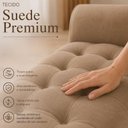 Ver imagem 4 de Puff Recamier Confortável 140 cm para Quarto Capuccino