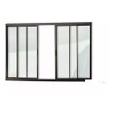 Ver imagem 1 de Vitro de Alumínio Preto 4fls. 1,20 (a) X 1,50 (l) Linha Modular com Vidro sem Grade