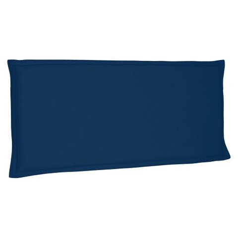 Cabeceira Estofada Box Casal Veneza 140cm Azul Marinho