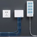 Ver imagem 3 de Kit Clip Organizador de Cabos e Fios Adesivo 3M 1000 Un Fixador Zigzag Passa Fio Preto TV Rede Pc