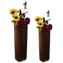 Ver imagem 1 de Vaso de Chão Decorativo Grande Torre -:preto/kit com 2 - 70x20cm e 60x20cm