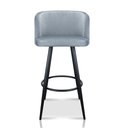 Ver imagem 5 de Banqueta Ipê Veludo Cinza Base Metálica Preto - D’Rossi