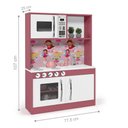 Ver imagem 6 de Armário Cozinha Infantil Lux Branco Rosa