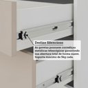 Ver imagem 7 de Quarto de Canto Casal com Guarda Roupas Cabeceira e Bancada Home Office Alpes Luciane Móveis