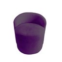 Ver imagem 4 de Kit 2 Poltronas Decorativa Yara Orgânica Veludo Roxo