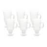 Jogo de 6 Taças de Vidro para Cappuccino 114ml - Lyor - 1