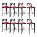 Ver imagem 1 de Kit 8 banquetas Eliza Gourmet corino vermelho-Gat Magazine