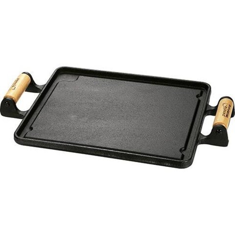 Chapa Ferro Fundido 300x250 com Alca Madeira Panela Mineria - Fumil