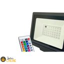 Ver imagem 3 de Luminária Refletor 50w Led Rgb Prova Dagua Holofote Bivolt