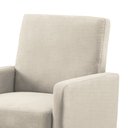 Ver imagem 2 de Poltrona Mirella Suede Bege com Rodízios - D'Rossi Poltrona Decorativa;poltrona para Sala;poltrona P