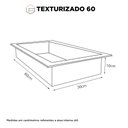 Ver imagem 4 de Nicho para Banheiro em Mármore Sintético Texturizado 60x30 Branco - Cozimax