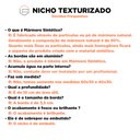 Ver imagem 5 de Nicho para Banheiro em Mármore Sintético Texturizado 60x30 Branco - Cozimax