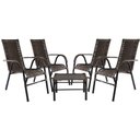 Ver imagem 1 de Conjunto 4 Cadeiras Bela E Mesa de centro para Área de lazer,churrasco e sala.