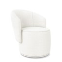 Ver imagem 6 de Poltrona Decorativa Orgânica Fixa para Sala Kit 2 Malu Bouclê Off White M11 - D’Rossi