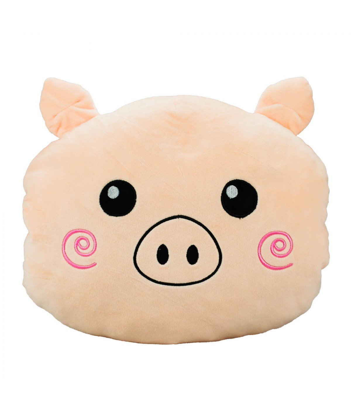 Almofada Apoio Mão Rosto Porco 27x30cm - Pelúcia - 1