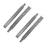 4 Corrediças Telescópica 35cm Pesada Gaveta Zincada 2 Pares - 1