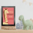 Ver imagem 6 de Kit 4 Quadros Infantil Leão Animais Bichos Frases 20x30cm Arte na Arte Moldura Preta