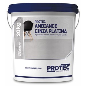 Cimento Queimado Ambiance 20kg Cinza Platina