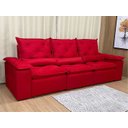 Ver imagem 5 de Sofá 5 Lugares Retrátil e Reclinável 2,70 Metros Alpoim Estofados Vermelho 203 Athenas