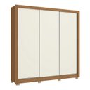 Ver imagem 1 de Guarda Roupa Roupeiro Casal com 3 Portas de Correr e 2 Gavetas Cb03m570 Kappesberg